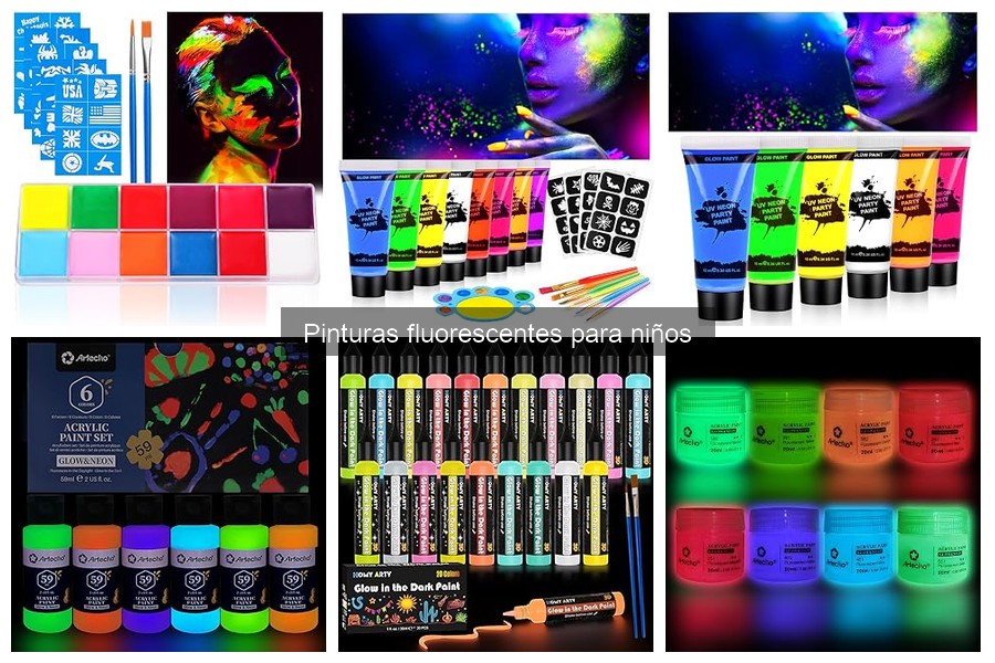 Cómo Usar Pinturas Fluorescentes en Manualidades para Niños