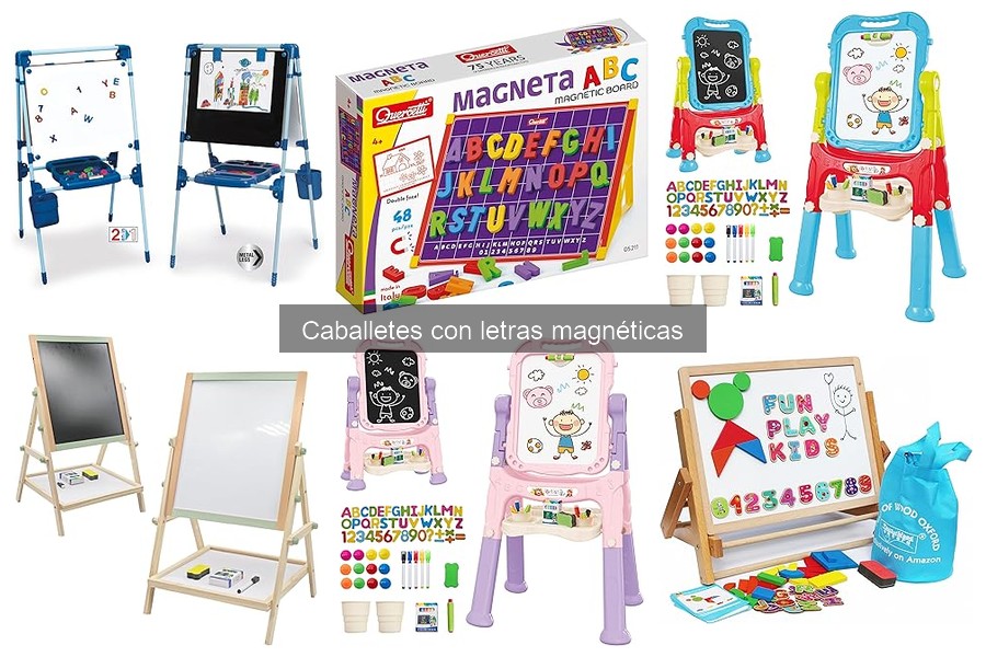 Cómo usar un caballete con letras magnéticas en casa