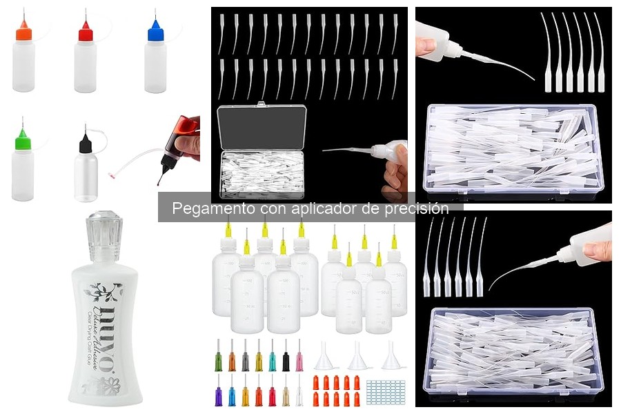 Cómo usar un pegamento con aplicador de precisión correctamente