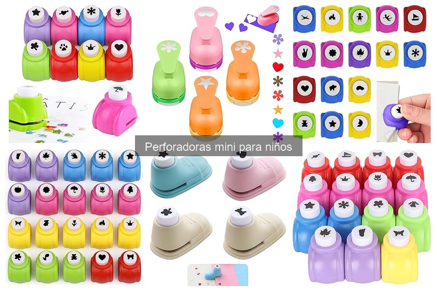 Cómo utilizar correctamente una perforadora mini para niños