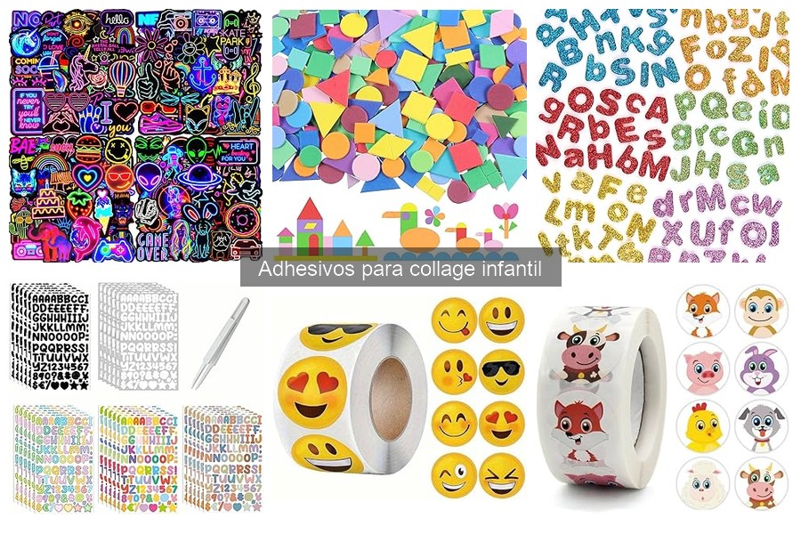 Comparativa: Adhesivos en barra vs. líquidos para collage infantil