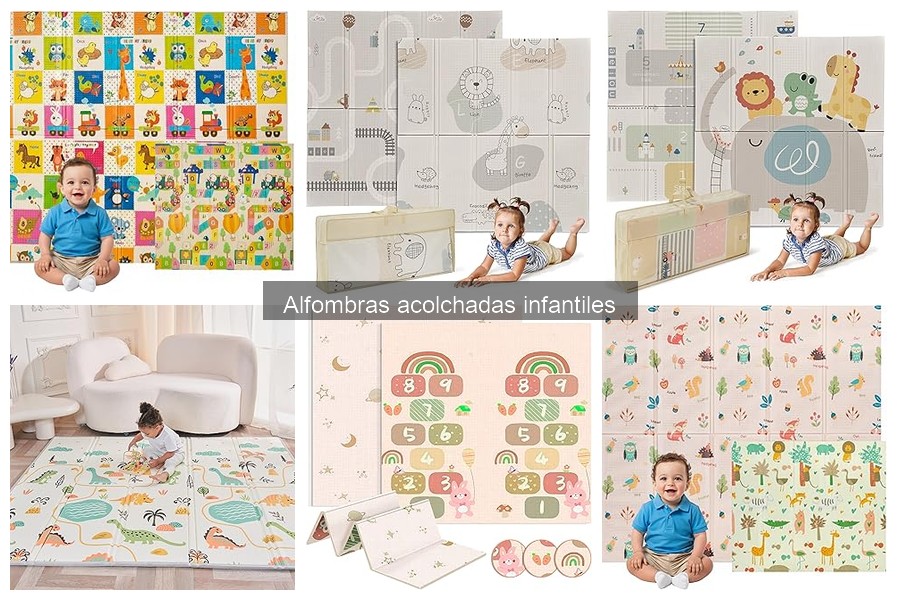 Comparativa: Alfombras Acolchadas vs. Tradicionales para Niños