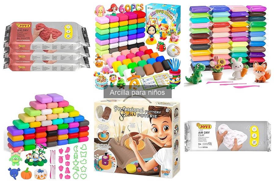 Comparativa: Arcilla Sin Tóxicos vs Convencional para Niños