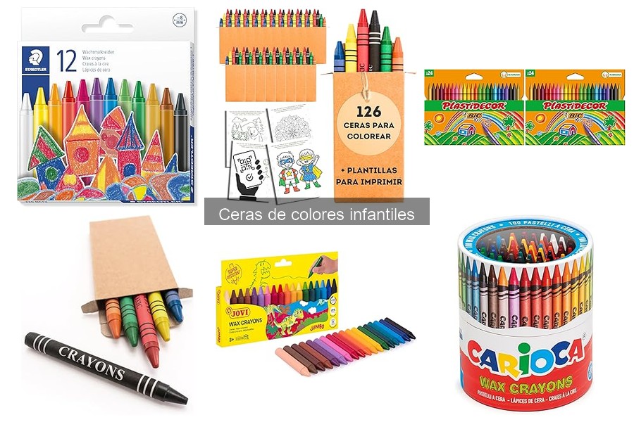 Comparativa: Ceras de Colores vs. Crayones para Niños