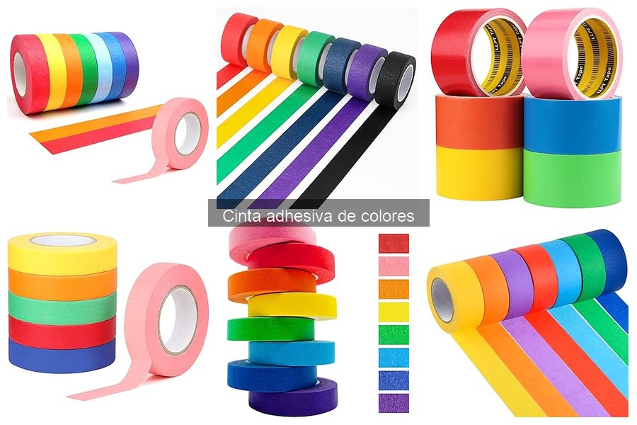 Comparativa: Cinta Adhesiva de Colores vs Otras Cintas