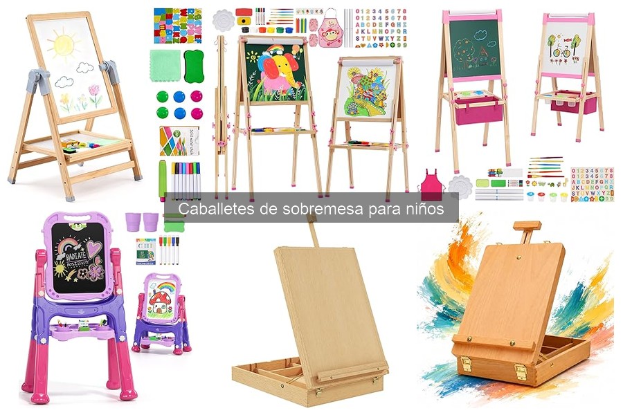 Comparativa de caballetes de sobremesa para niños