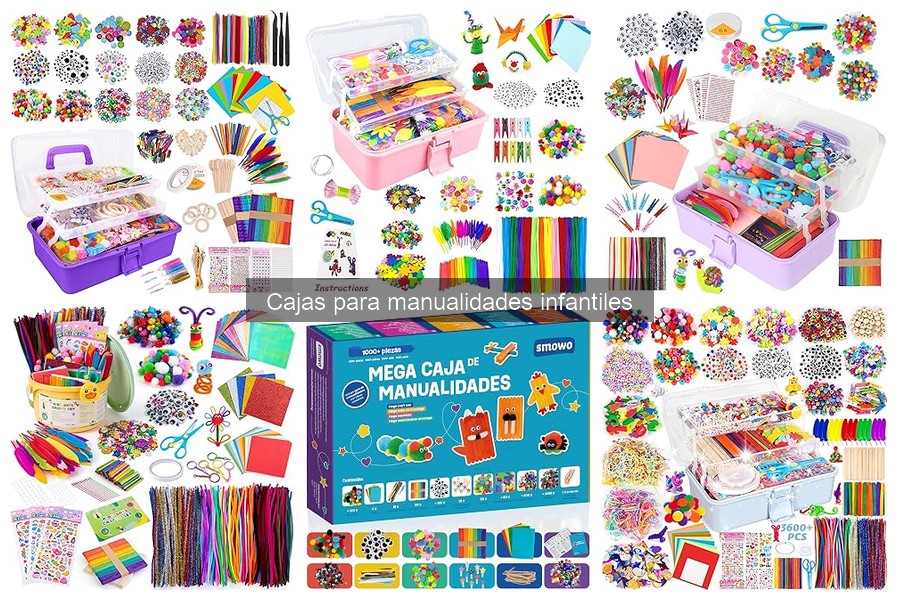 Comparativa de Cajas de Manualidades Reciclables y No Reciclables