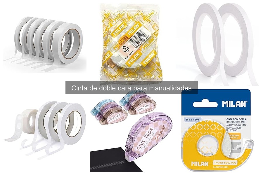 Comparativa de cintas de doble cara para manualidades