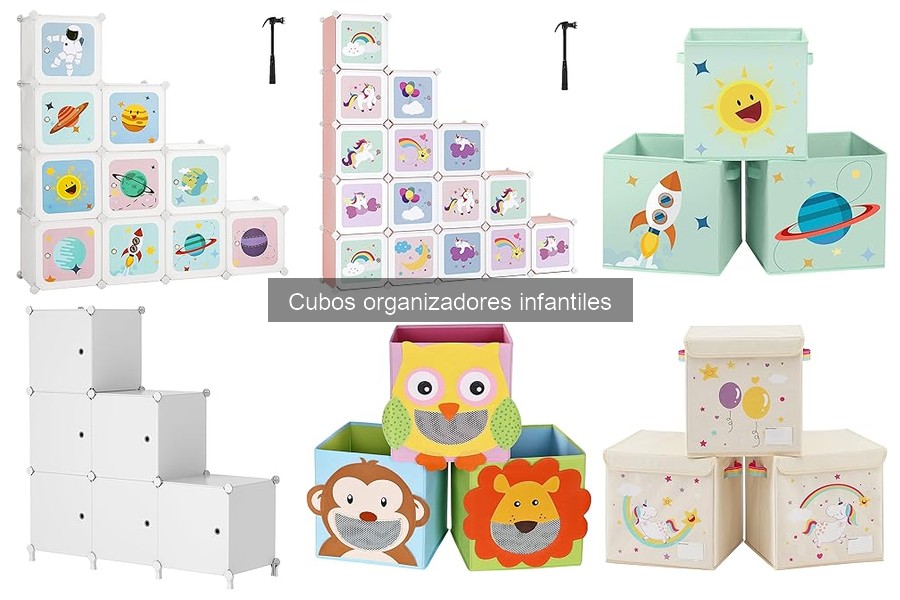 Comparativa de Cubos Organizadores Infantiles por Materiales
