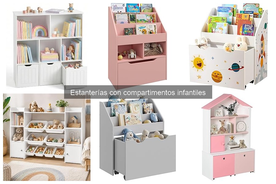 Comparativa de Estanterías Infantiles con Compartimentos