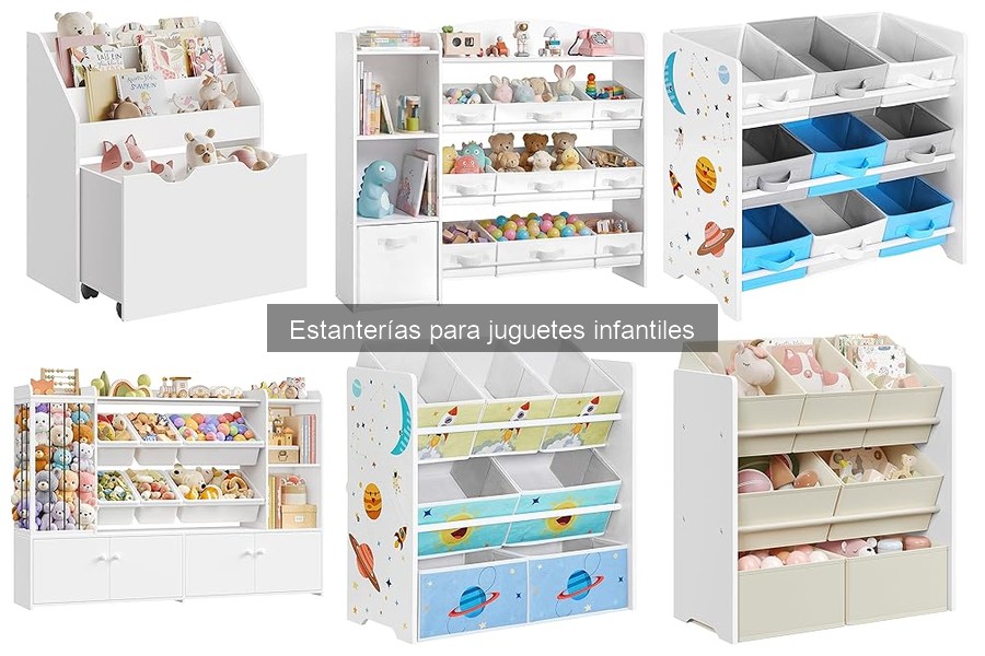 Comparativa de Estanterías para Juguetes Infantiles