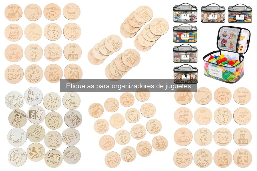 Comparativa de etiquetas resistentes al agua para juguetes