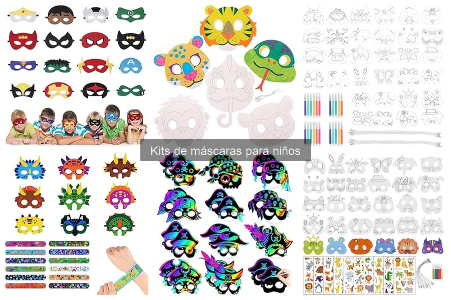 Comparativa de Kits de Máscaras para Niños: Marcas y Precios