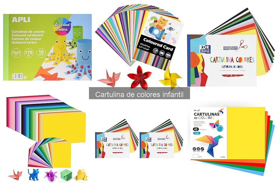 Comparativa de las Mejores Marcas de Cartulina de Colores Infantil