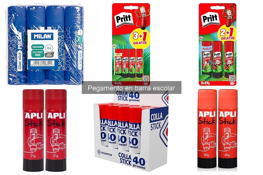 Comparativa de las Mejores Marcas de Pegamento en Barra Escolar