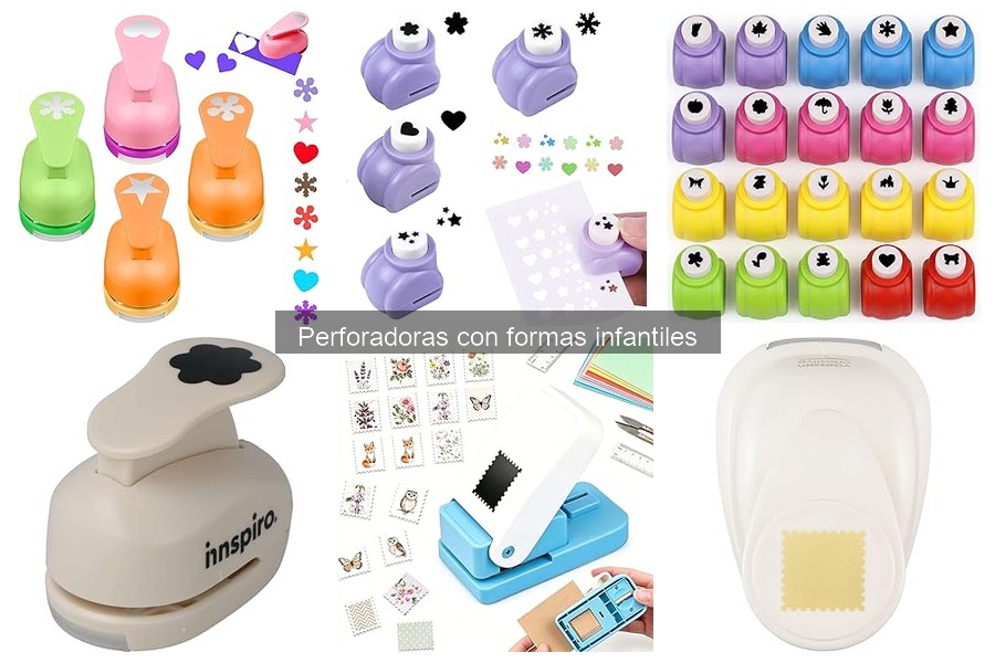 Comparativa de las Mejores Perforadoras con Formas Infantiles