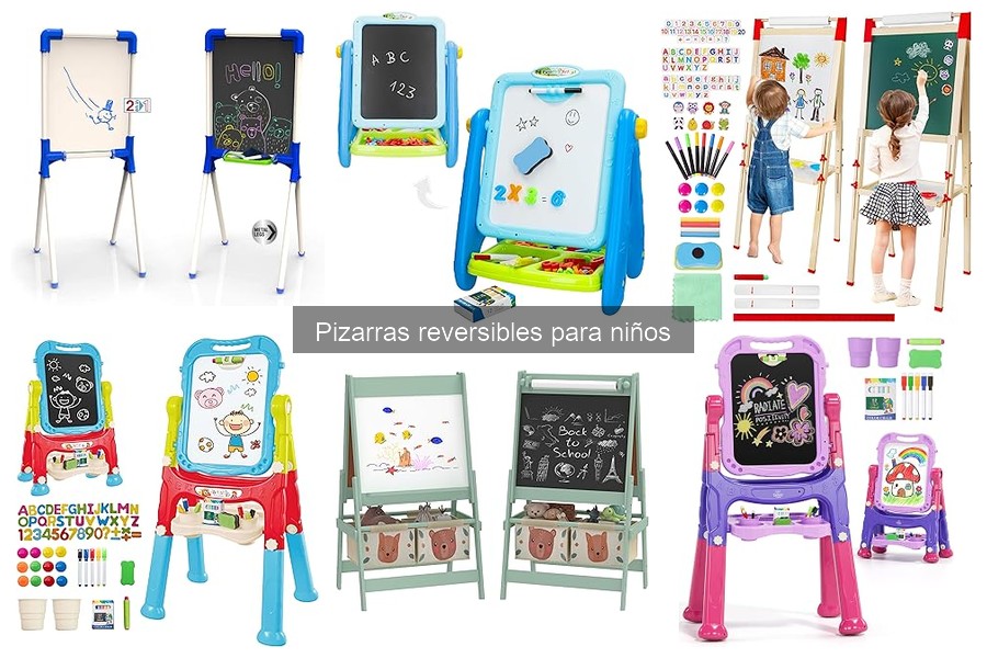 Comparativa de las mejores pizarras reversibles para niños 2023