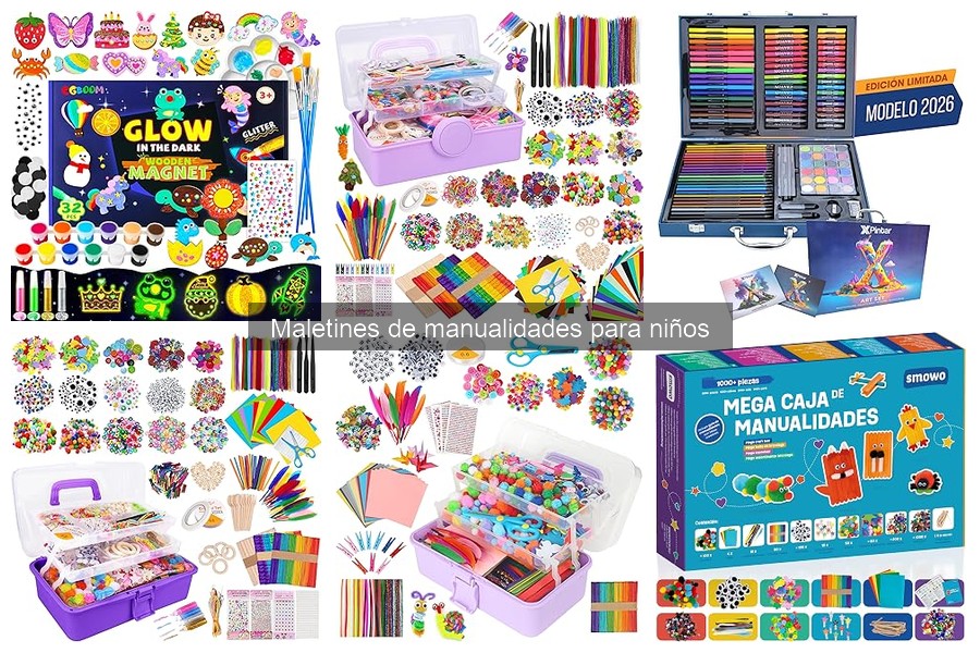 Comparativa de Maletines de Manualidades para Niños