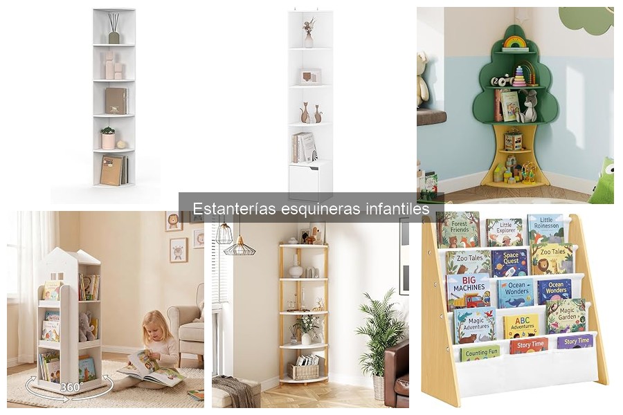 Comparativa de materiales para estanterías esquineras infantiles