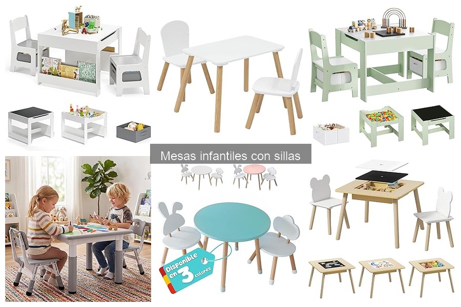 Comparativa de Mesas Infantiles: Madera vs. Plástico