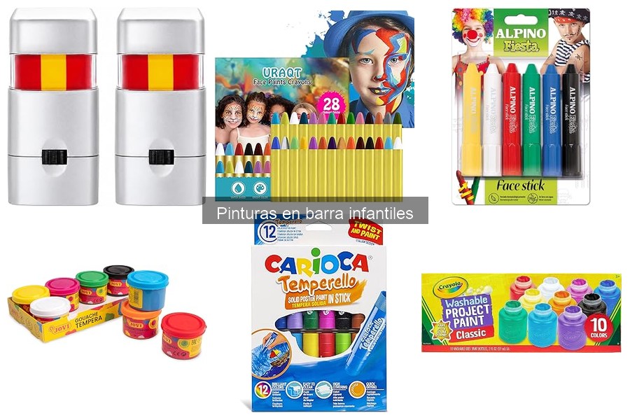 Comparativa de Pinturas en Barra y Líquidas para Niños