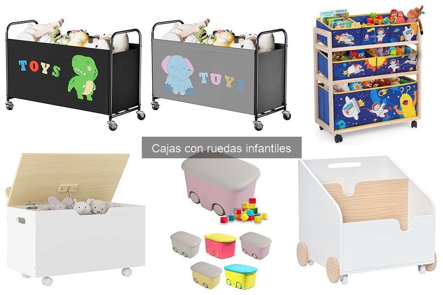 Comparativa de precios de cajas con ruedas infantiles