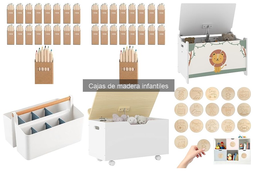 Comparativa de precios de cajas de madera infantiles