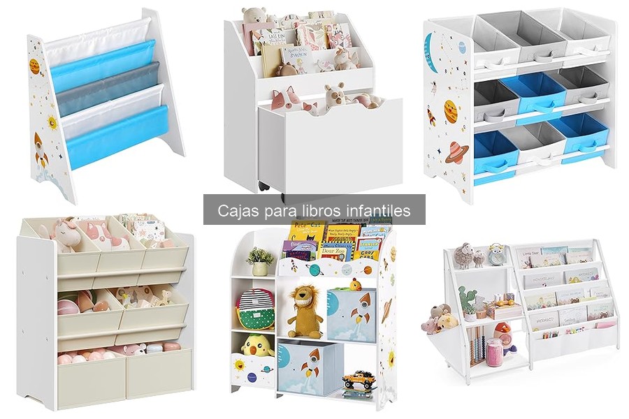 Comparativa de precios de cajas para libros infantiles