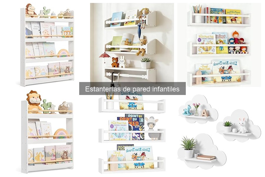 Comparativa de precios de estanterías de pared infantiles