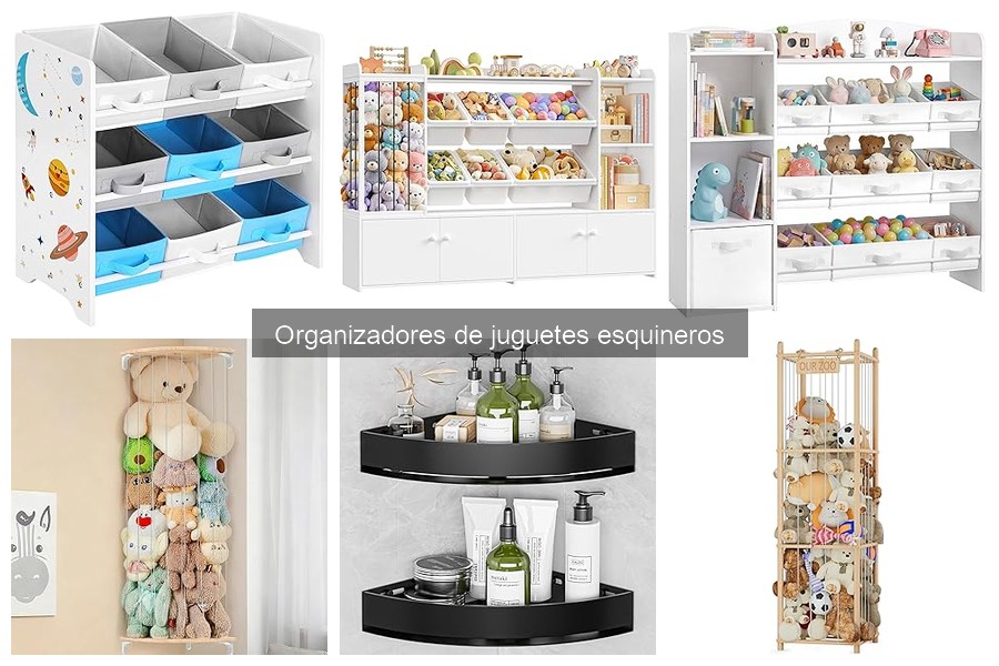 Comparativa de precios de organizadores de juguetes esquineros