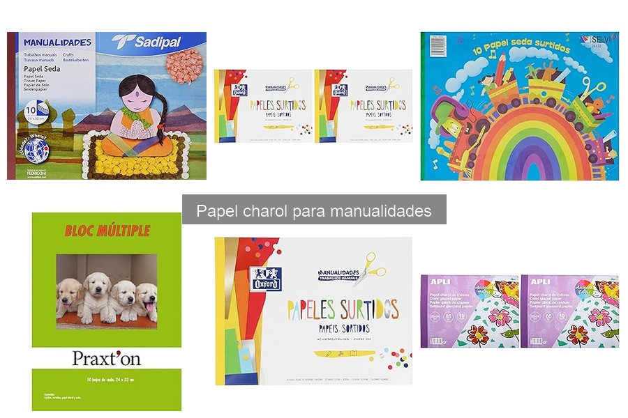 Comparativa de precios de papel charol para manualidades