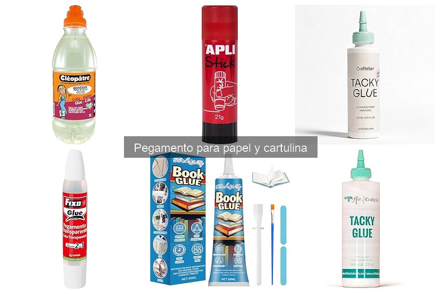 Comparativa de precios de pegamentos para papel y cartulina