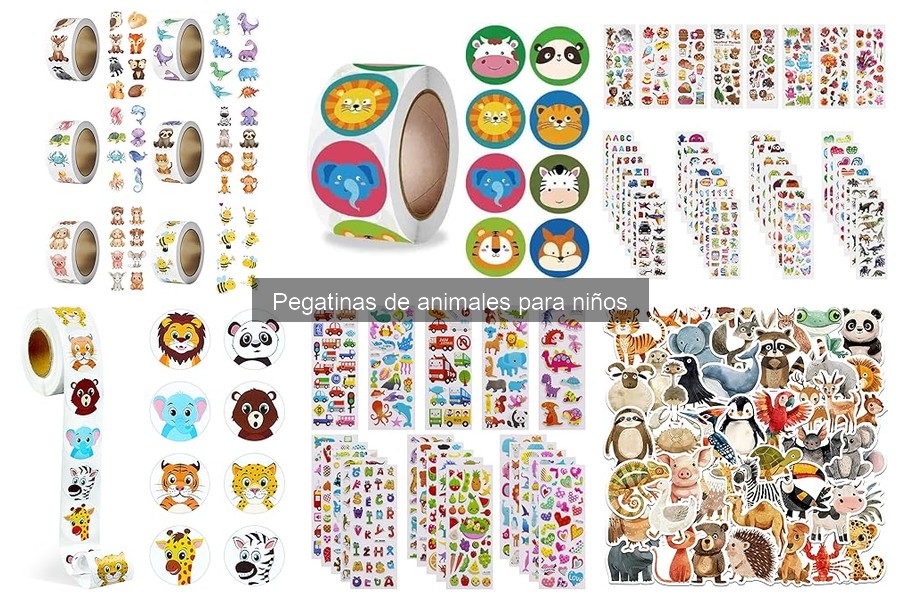 Comparativa de precios de pegatinas de animales en Amazon