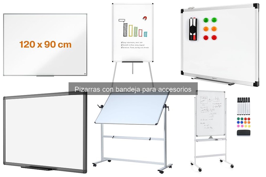 Comparativa de precios de pizarras con bandeja para accesorios