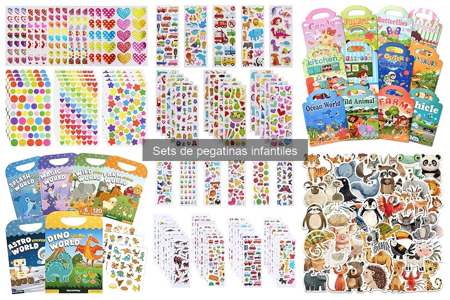Comparativa de Sets de Pegatinas Infantiles: Calidad y Precio
