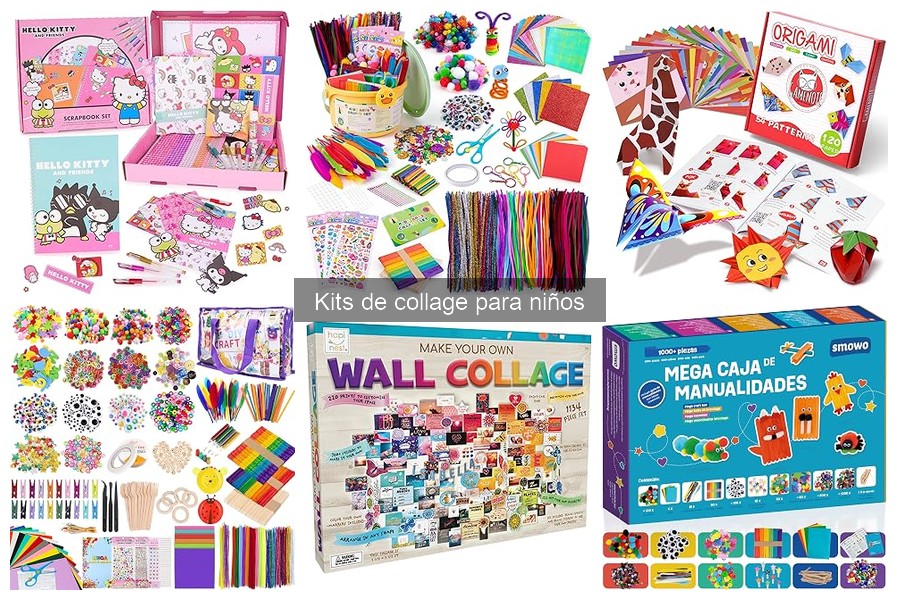 Comparativa: Kits de Collage Clásicos vs. Temáticos para Niños
