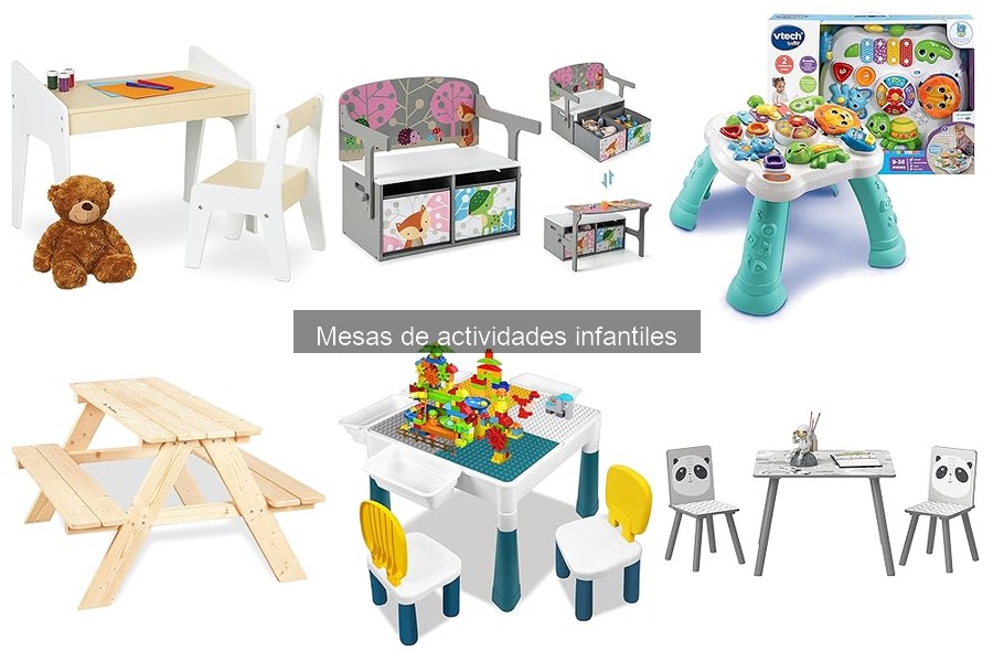 Comparativa: Mesas de Actividades de Madera vs. Plástico