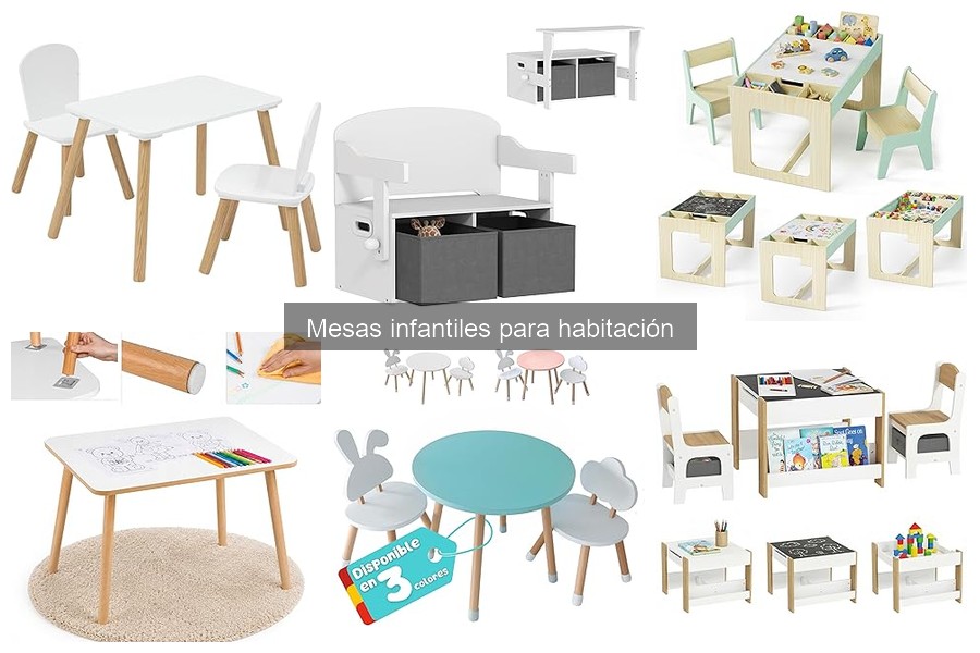 Comparativa: Mesas de Juego vs Mesas de Estudio para Niños