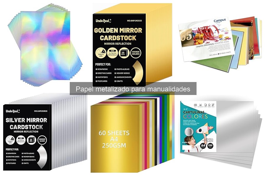 Comparativa: Papel Metalizado vs Papel Normal para Manualidades
