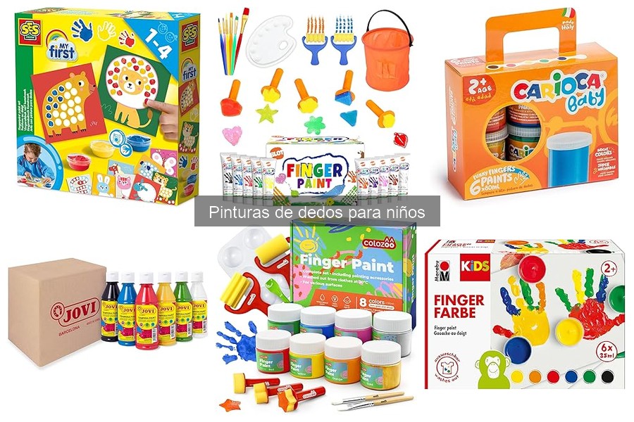 Comparativa: Pinturas de dedos lavables vs. no lavables