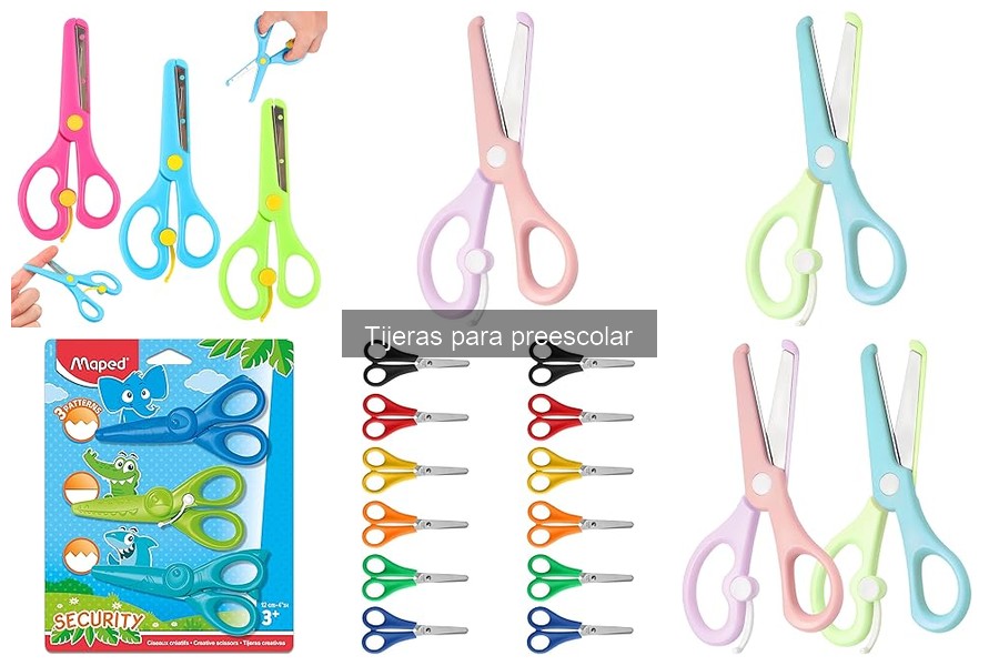 Comparativa: Tijeras Redondas vs. Rectas para Preescolares