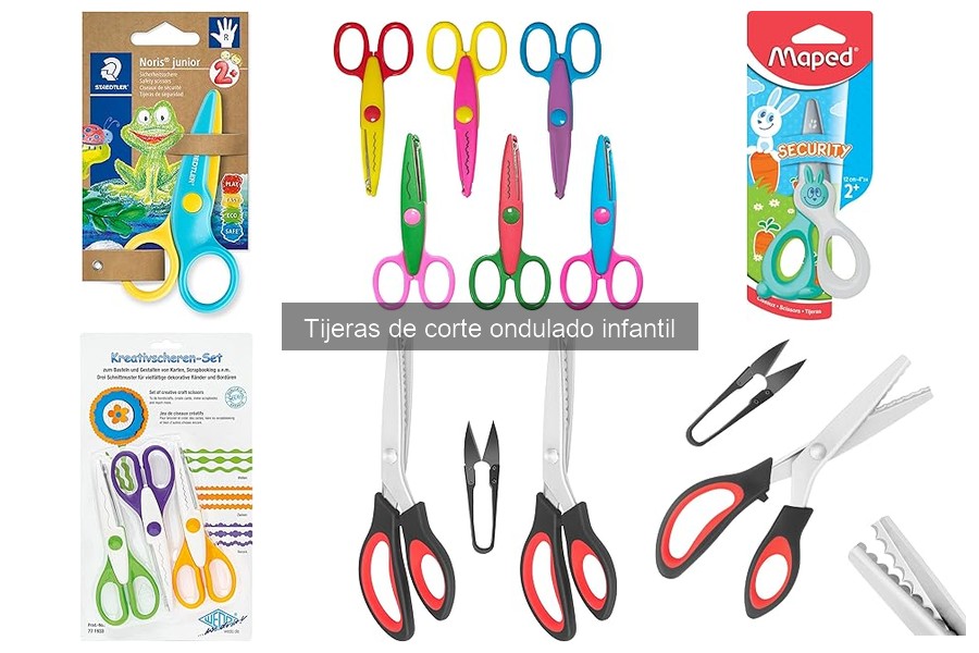 Comprar tijeras de corte ondulado infantil al mejor precio