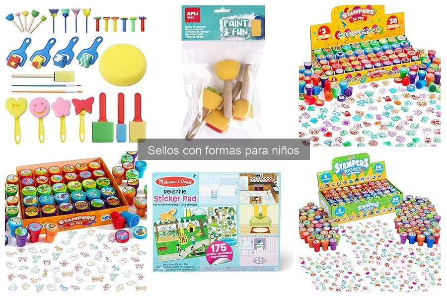 Conoce los Sellos con Formas para Niños y Sus Usos