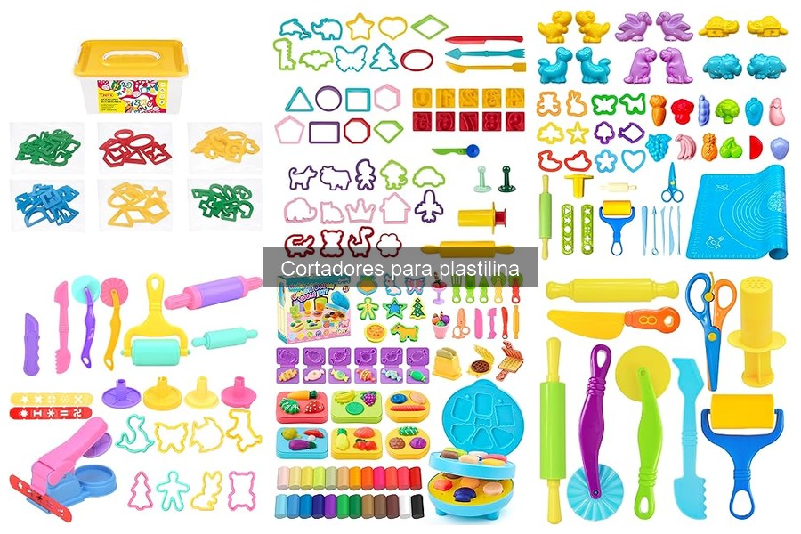 Cortadores de plastilina para manualidades creativas