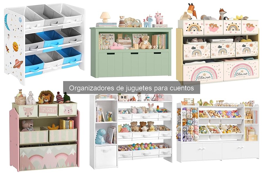 ¿Cuánto cuesta un organizador de juguetes para cuentos?