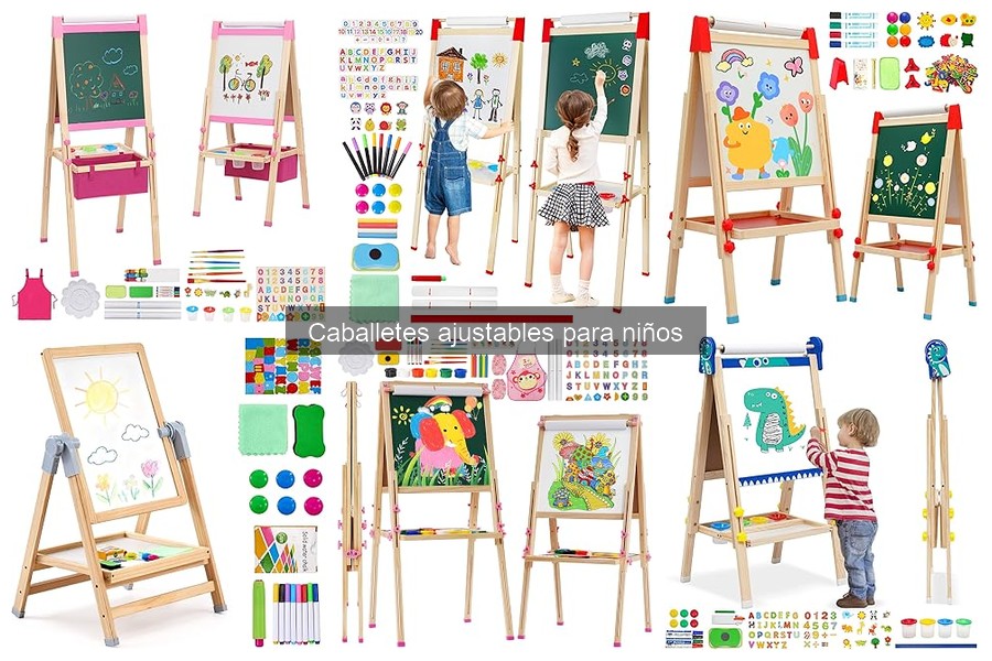 Cuidados para caballetes ajustables de madera en niños