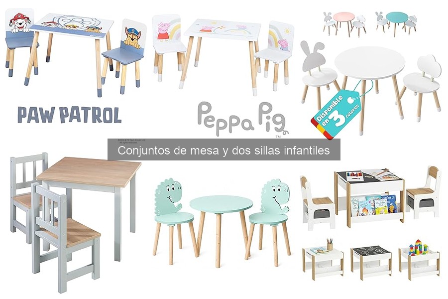Cuidados y Mantenimiento de Conjuntos de Mesa y Sillas Infantiles