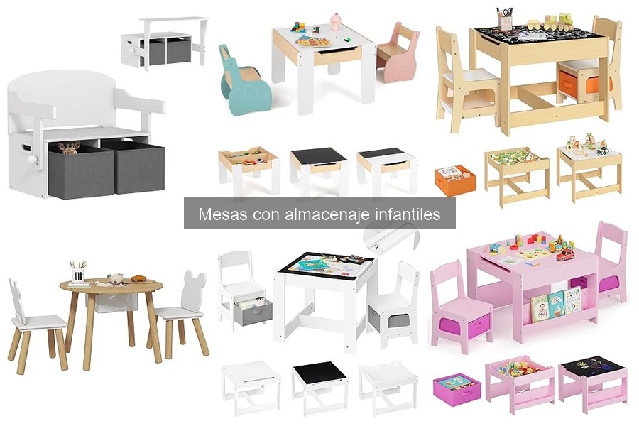 Cuidados y Mantenimiento de Mesas con Almacenaje Infantiles