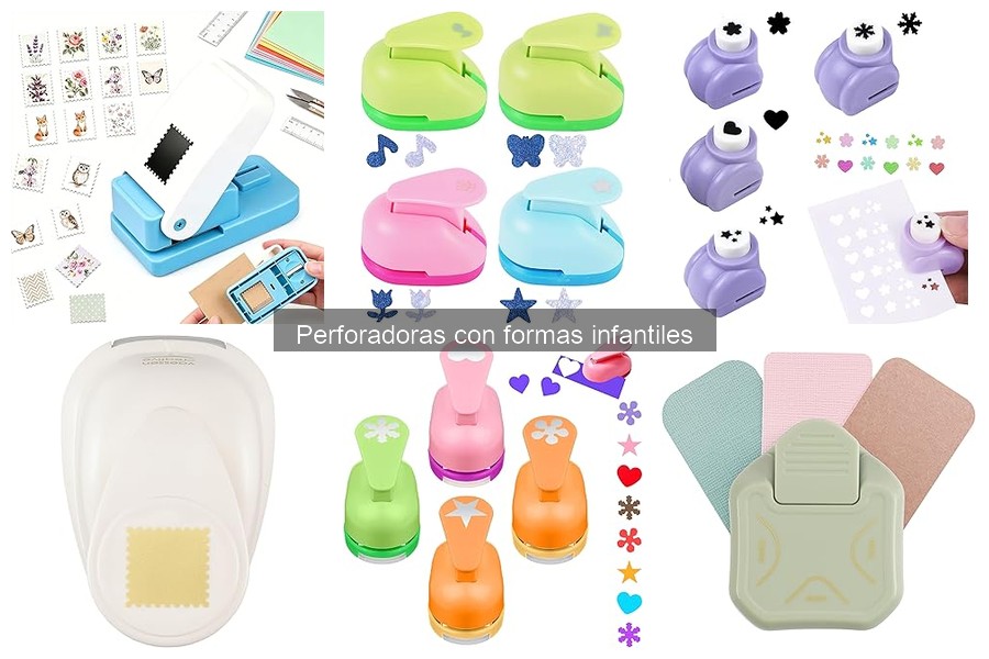 Descubre las Perforadoras con Formas Infantiles para Manualidades