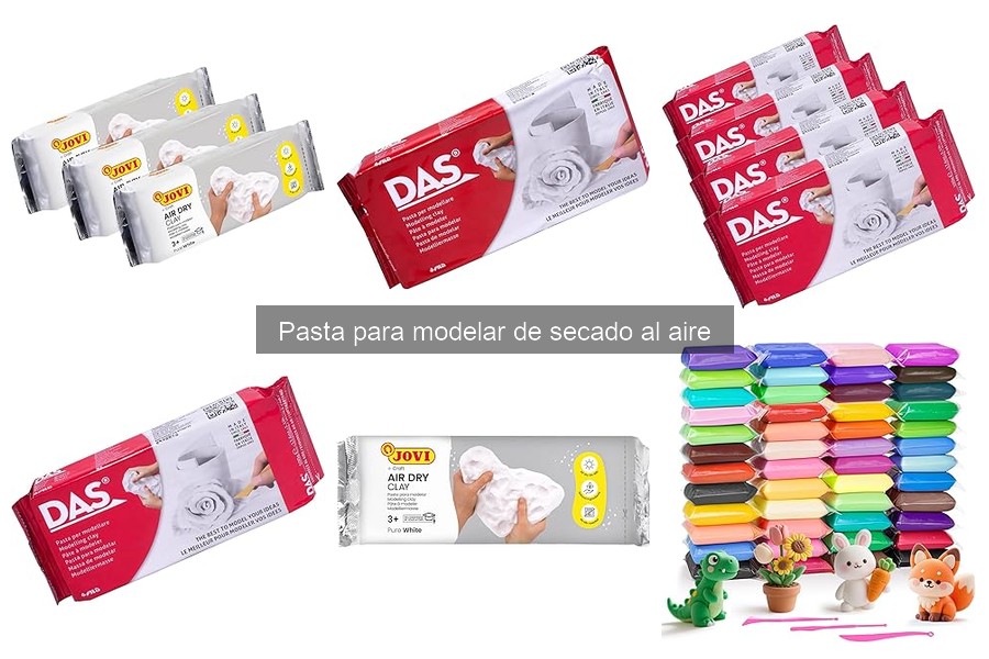 Descubre qué es la pasta para modelar de secado al aire